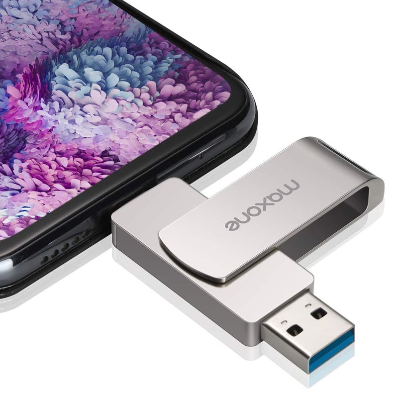 Maxone 128GB Flash Drive USB Type C Both 3.1 Tech - 2 in 1 Dual Drive Memory Stick High Speed OTG Compatible for Android Smartphone Computer, Mac Book, Chromebook - Image 5